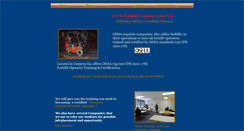 Desktop Screenshot of bwforklifttrainingcenter.com